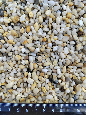 фото Галька крымская жемчужная фр. 3-5 мм. купить в Саратове  в интернет-портале КАМЕНЬ КЛУБ