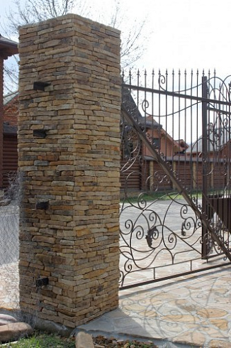 Kamenclub.ru: Песчаник (хворост) art PSG-5-06  купить в Саратове    1 900 руб/кв.м   фото КАМЕНЬ КЛУБ