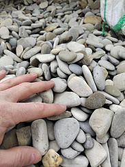 Галька черноморская фр. 40-70 мм.  купить в Саратове фото Камень Клуб