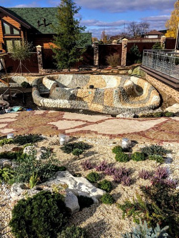 Kamenclub.ru: Песчаник брусчатка (Готика) art PSG-L-01  купить в Саратове    2300 руб/кв.м   фото КАМЕНЬ КЛУБ