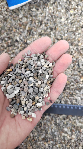 фото Галька черноморская фр. 3-5 мм. купить в Саратове  в интернет-портале КАМЕНЬ КЛУБ
