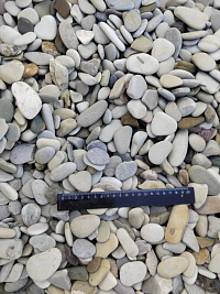 Галька черноморская фр. 20-40 мм.  купить в Саратове фото Камень Клуб