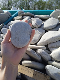 Галька черноморская фр. 100-150 мм.  купить в Саратове фото Камень Клуб