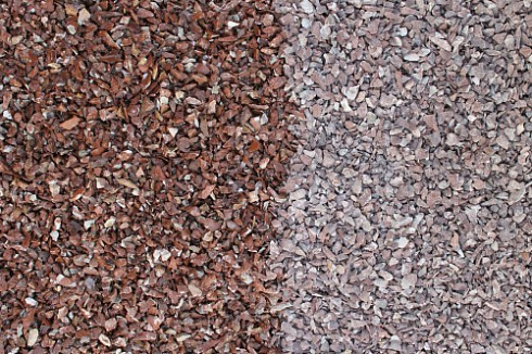 Kamenclub.ru: Мраморная крошка (щебень крошка розовый) фр. 5-10 мм.  купить в Саратове мрамор розовый, красный щебень колотый ландшафтный декоративный  11000 руб/т   фото КАМЕНЬ КЛУБ