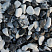 Kamenclub.ru: Мраморная крошка (щебень галтованный микс:зеленый-черный) фр.10-20 мм.  купить в Саратове мрамор зеленый, черный декоративные ландшафтные окатанные округлые камни щебня 14500 руб/т   фото КАМЕНЬ КЛУБ
