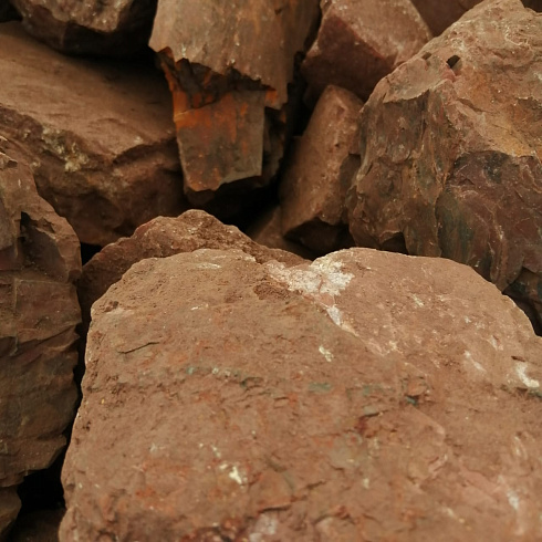 фото Яшма красная  (фр. 70-100 мм)  купить в Саратове в интернет-портале КАМЕНЬ КЛУБ