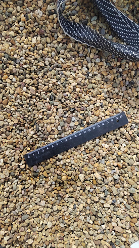 Kamenclub.ru: Галька окат (серо-желтая) фр.5-10 мм. купить  в Саратове галька речная рыжий, желтый, рыжий, серо-желтый речная окатанная галька декоративная 5000 руб/т   фото КАМЕНЬ КЛУБ