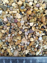 Галька речная окат (рыжая) фр.3-5 мм купить в Саратове  фото, отзывы на сайте Камень Клуб