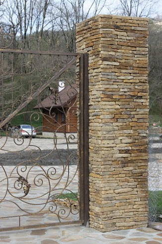 Kamenclub.ru: Песчаник (хворост) art PSG-5-06  купить в Саратове    1 900 руб/кв.м   фото КАМЕНЬ КЛУБ