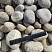 Kamenclub.ru: Галька речная окат (серо-белая) фр. 70-120 мм купить  в Саратове галька галечник бело-серая, серо-белая, серая, белая речная природная галька  8000 руб/т   фото КАМЕНЬ КЛУБ