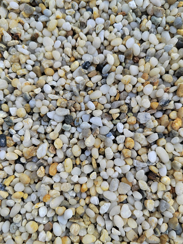фото Галька крымская жемчужная фр. 3-5 мм. купить в Саратове  в интернет-портале КАМЕНЬ КЛУБ