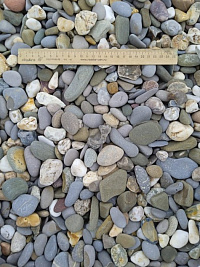 Галька крымская прибрежная фр. 20-40 мм.  купить в Саратове фото Камень Клуб