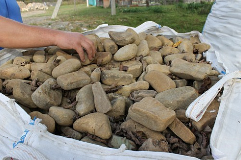 Kamenclub.ru: Песчаник брусчатка  купить в Саратове    5 500 руб/т   фото КАМЕНЬ КЛУБ