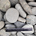 Kamenclub.ru: Галька речная окат (темно-серая) фр. 70-150 мм. купить  в Саратове галька речная темно-серая, синяя, серая речная галька округлая  8000 руб/т   фото КАМЕНЬ КЛУБ