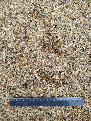 Галька речная окат (рыжая) фр.3-5 мм купить в Саратове 