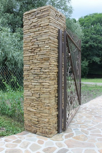 Kamenclub.ru: Песчаник (хворост) art PSG-5-06  купить в Саратове    1 900 руб/кв.м   фото КАМЕНЬ КЛУБ