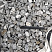 Kamenclub.ru: Щебень галтованный черный (мрамор) фр.40-70 мм.  купить в Саратове мрамор черный с белыми прожилками, черный, белый щебень галтованный округлый 13500 руб/т   фото КАМЕНЬ КЛУБ